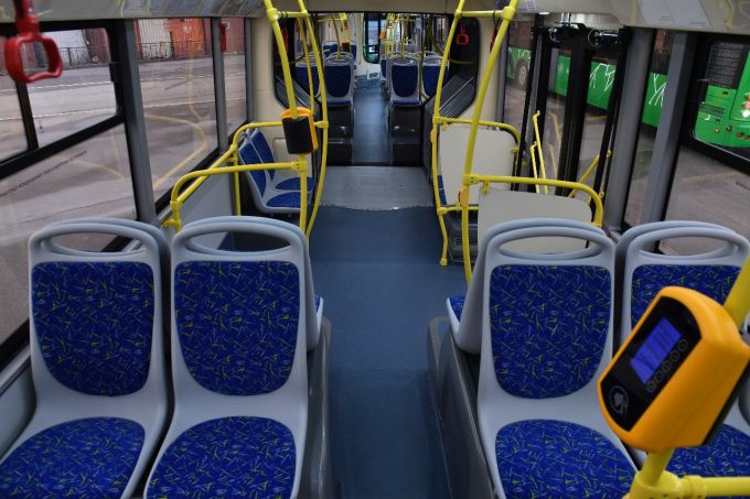 Нові 18-метрові низькою підлогою автобуси екологічного класу Євро-5, місткістю понад 180 осіб курсуватимуть по всій протяжності вулиці Толі бі від вулиці Яссауї до ВОАД