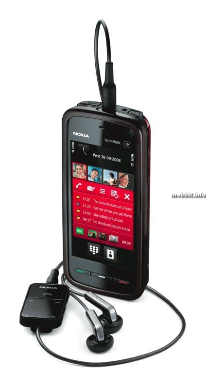 Музика на Nokia 5800 XpressMusic   Nokia 5800 має слово «музика» в своїй назві, але музиці, здається, творці не приділили основну увагу, особливо з урахуванням інших телефонів в сім'ї XpressMusic