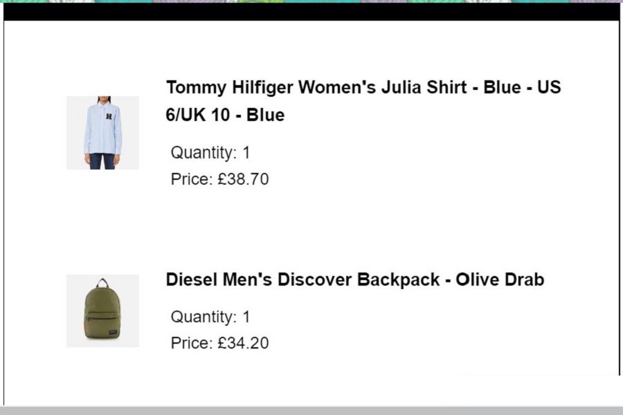 Мої покупка на Hut двотижневої давності: сорочка Tommy Hilfiger і рюкзак Diesel - 5900 рублів за все