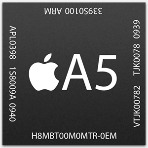 Як «серця» планшета використовується процесор Apple A5, який працює на пару з досить скромним об'ємом оперативної пам'яті в 512 МБ